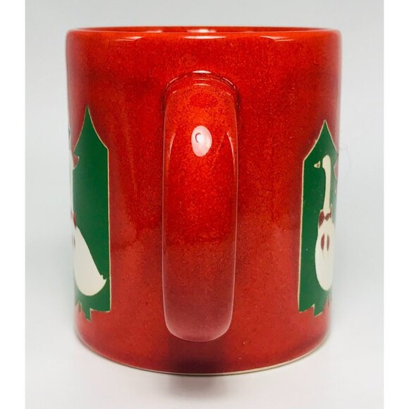 Vintage Waechtersberg Christmas Goose Mug Spain Holiday Coffee Cup No Chips - Picture 5 of 6